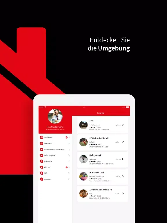 Screenshot di PlanB App iPad 