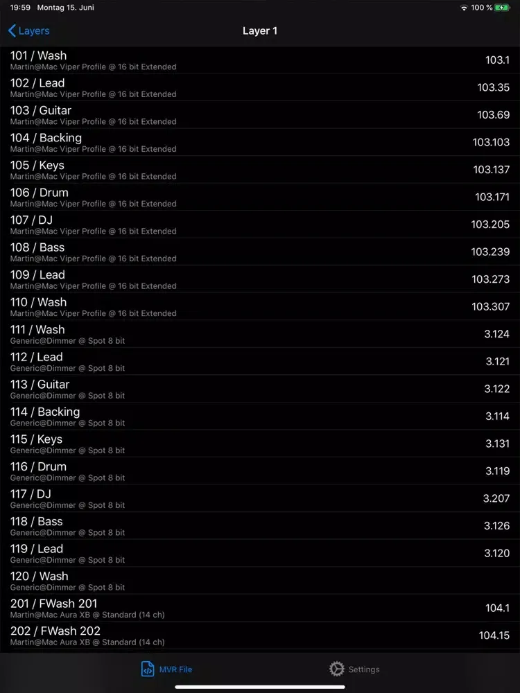 MVR Patch iPad  スクリーンショット