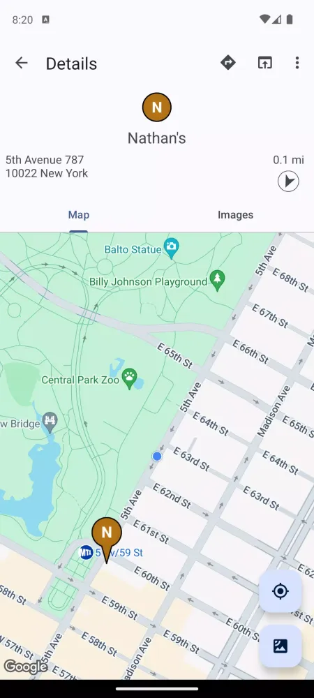 Ảnh chụp màn hình của Fast Food Finder Anywhere