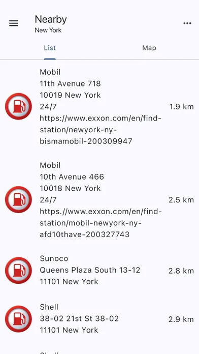 Gas Station & Fuel Finder スクリーンショット