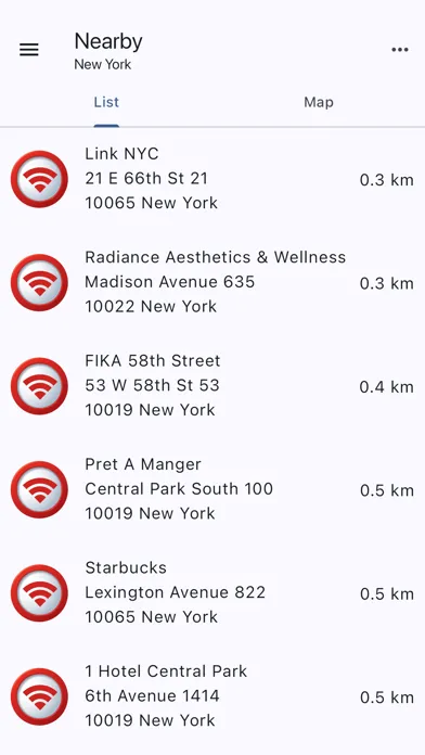 Hotspot & Public WIFI Finder سکرین شاٹس