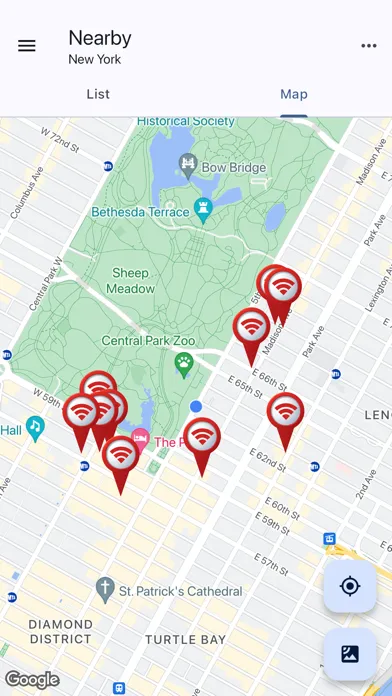 Hotspot & Public WIFI Finder سکرین شاٹس