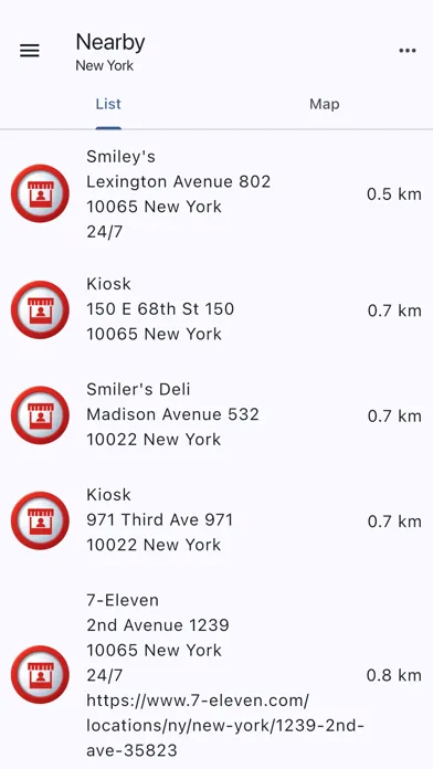 Kiosk Finder Worldwide Screenshots
