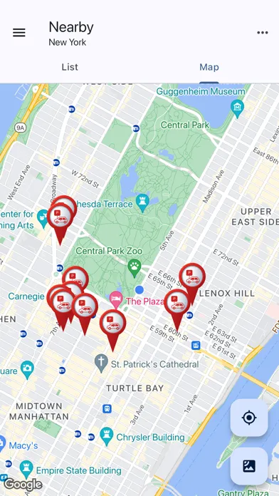 Ảnh chụp màn hình của Parking Lot Finder