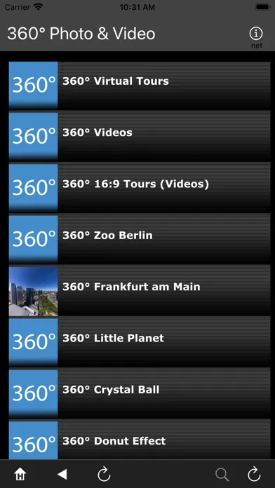 360° Photo & Video Screenshots