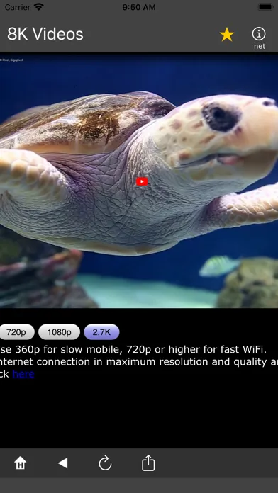 Capturas de tela do 8K Videos