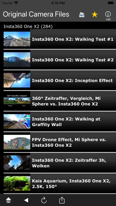 Original Camera Files Screenshots