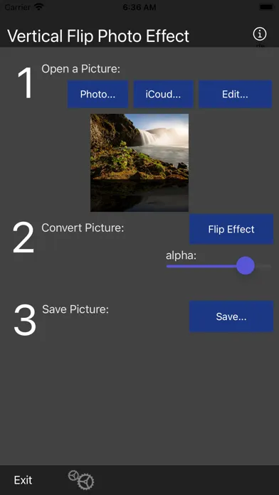 تصاویر Vertical Flip Photo Effect