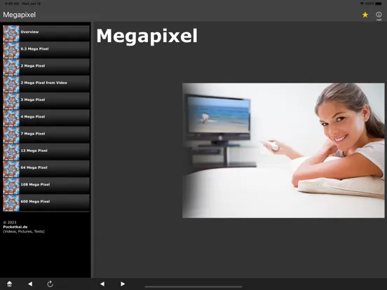 Скриншоты Megapixel iPad 