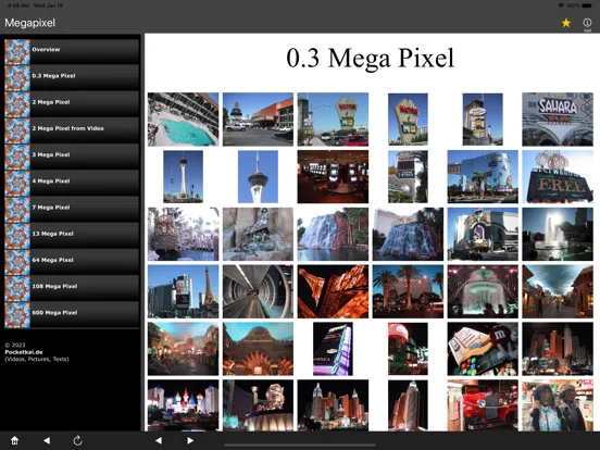 Скриншоты Megapixel iPad 