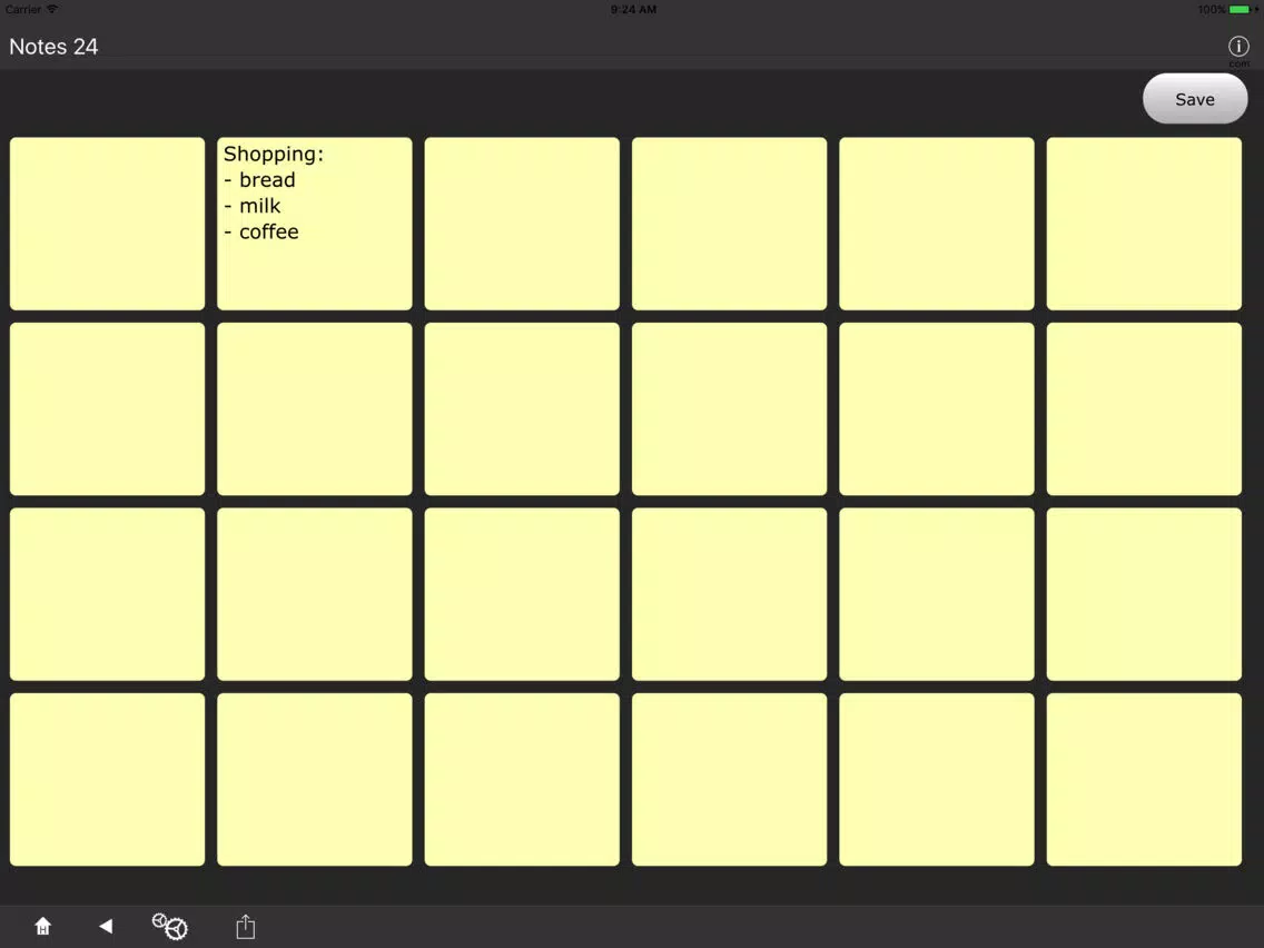 Notes 24 iPad 应用截图