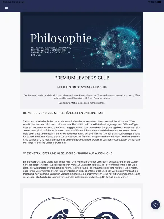 Premium Leaders Club iPad  سکرین شاٹس