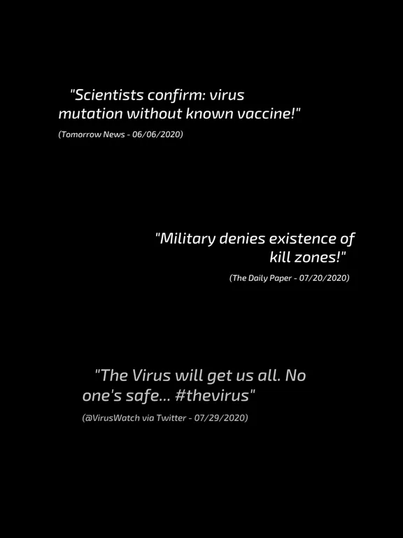 Zrzuty ekranu The Virus: Cry for Help iPad 