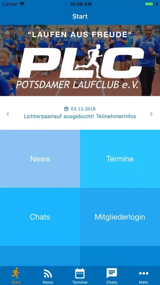 Ảnh chụp màn hình của Potsdamer Laufclub e.V.