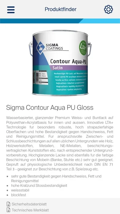 Zrzuty ekranu PPG Coatings Deutschland