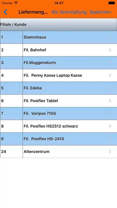 Captures d'écran de Connect ERP Mobile