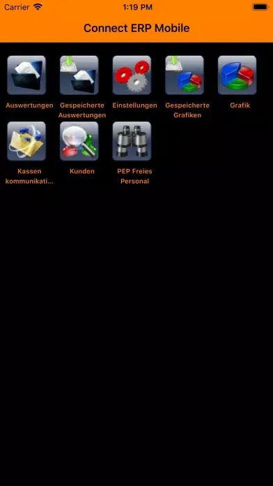 Captures d'écran de Connect ERP Mobile