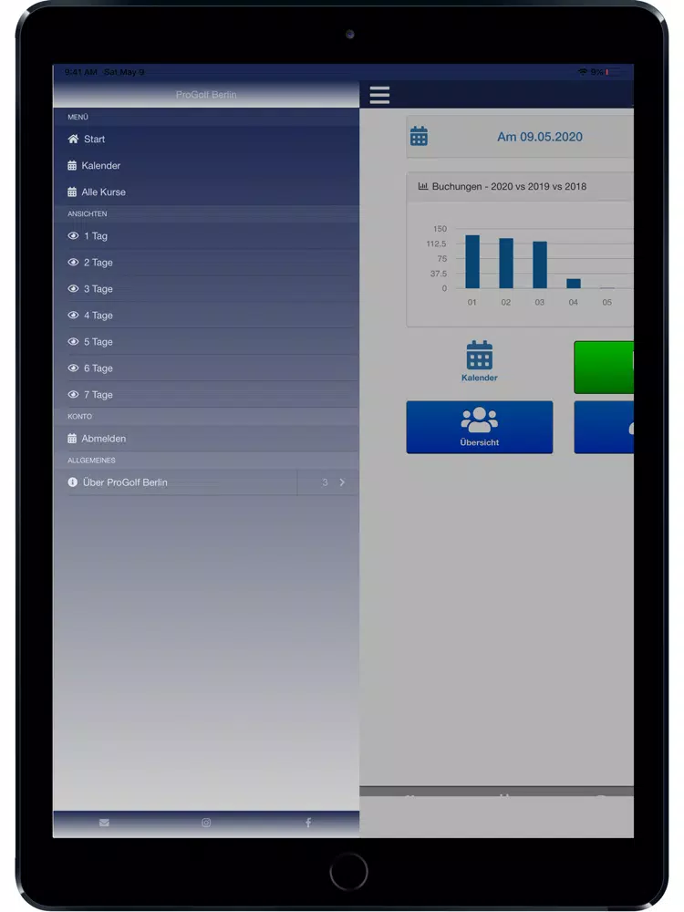 ภาพหน้าจอของ ProGolfBerlin iPad 