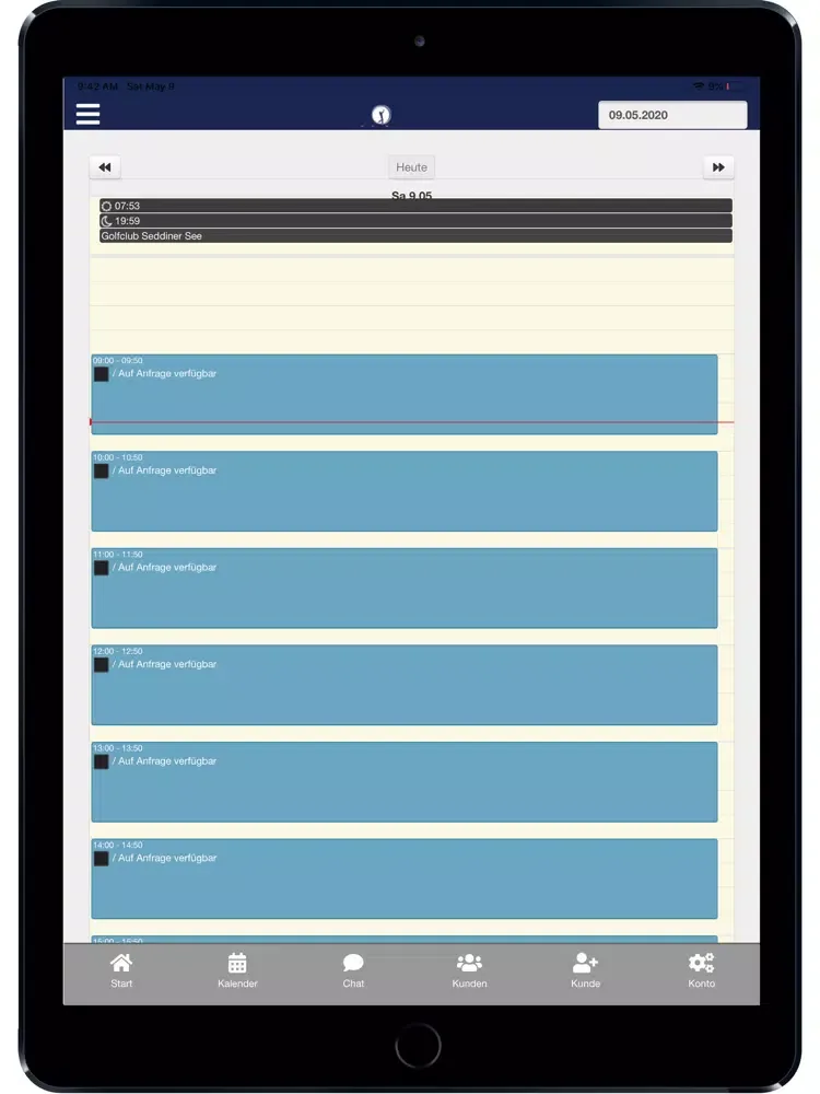 ProGolfBerlin iPad  스크린샷