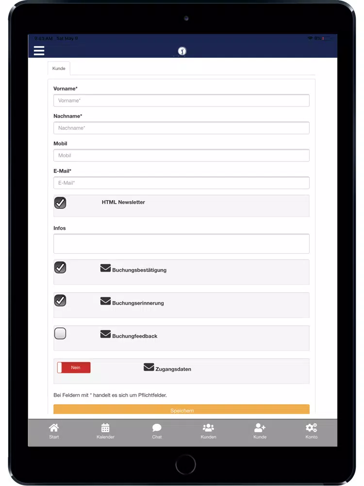 ภาพหน้าจอของ ProGolfBerlin iPad 