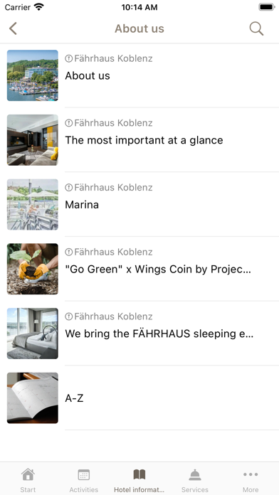 Hotel Fährhaus Koblenz 스크린샷