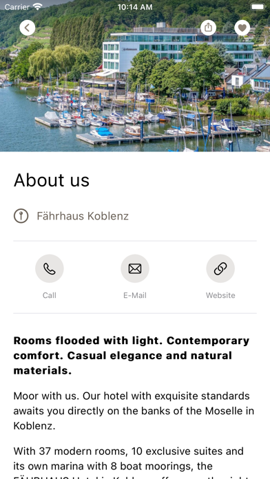 Hotel Fährhaus Koblenz 스크린샷