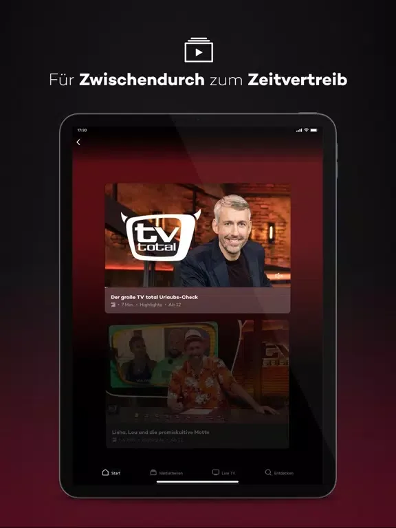 Tangkapan skrin Joyn | deine Streaming App iPad 