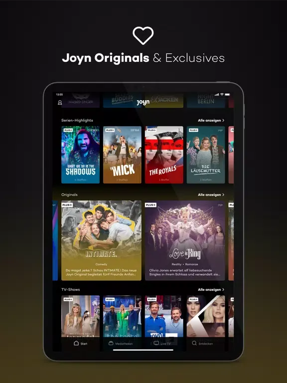 Tangkapan skrin Joyn | deine Streaming App iPad 