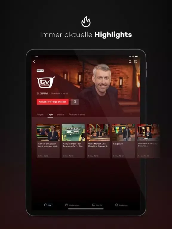 Tangkapan skrin Joyn | deine Streaming App iPad 