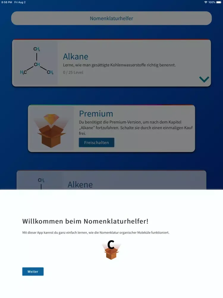 Nomenklaturhelfer iPad  स्क्रीनशॉट