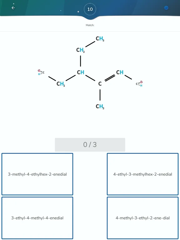 Learn IUPAC Nomenclature iPad  Ekran Görüntüleri
