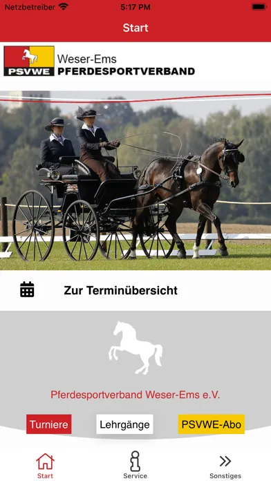 Tangkapan skrin Pferdesportverband Weser-Ems