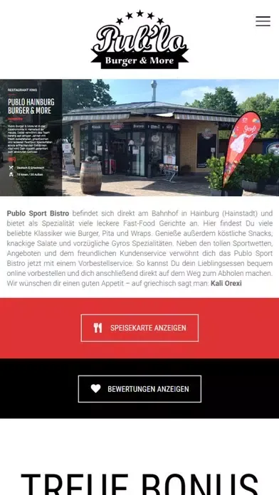 Tangkapan skrin Publo Burger & More (Hainburg)