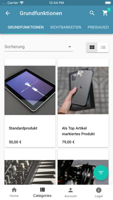 Screenshot di Pushly - Dein JTL Shop als App