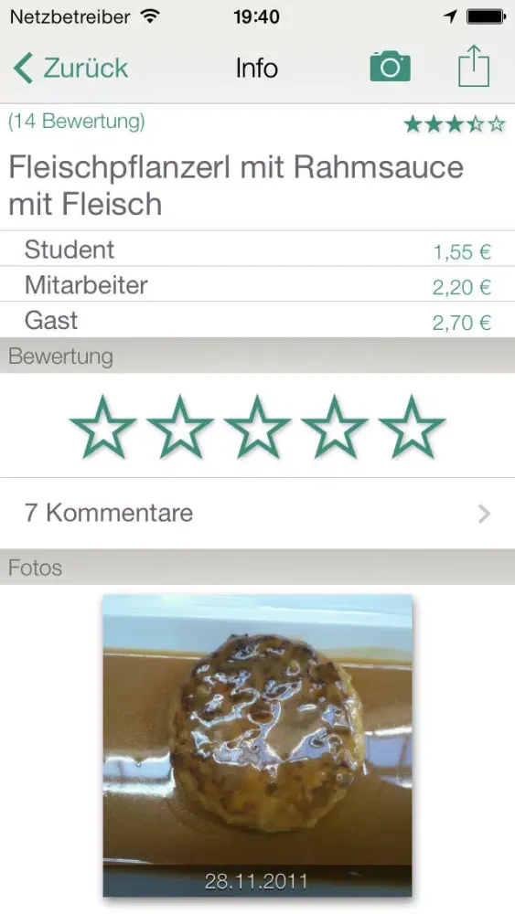 تصاویر MyMensa - Mensa Speiseplan