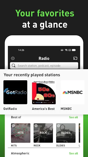 Capturas de pantalla de radio.net - AM FM Radio Tuner