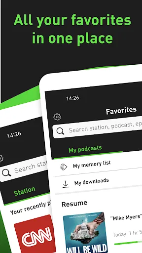 Capturas de pantalla de radio.net - AM FM Radio Tuner