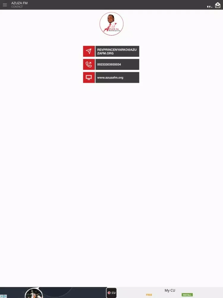 Capturas de pantalla de AZUZA FM iPad 