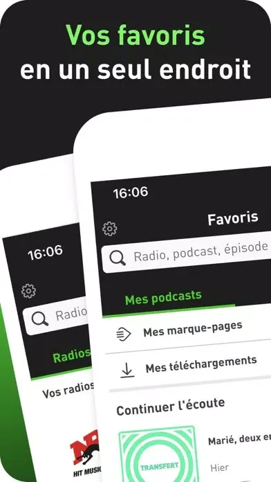 Capturas de pantalla de radio.fr - radio et podcast
