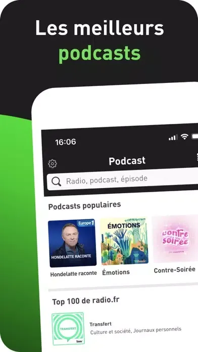 Capturas de pantalla de radio.fr - radio et podcast