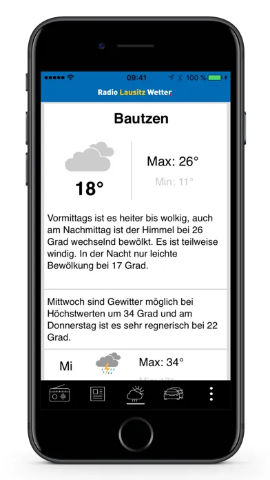 Tangkapan layar Radio Lausitz