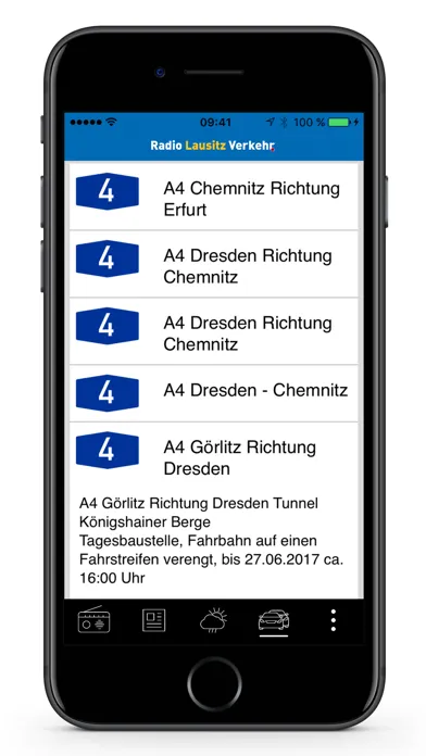 Tangkapan layar Radio Lausitz