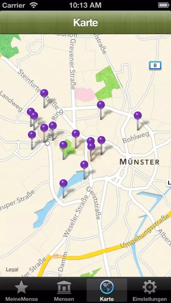 Mensa Münster应用截图