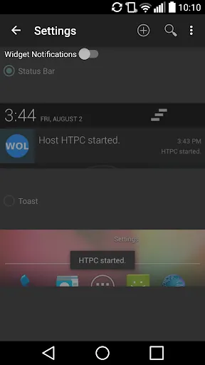 Capturas de pantalla de Wake On LAN