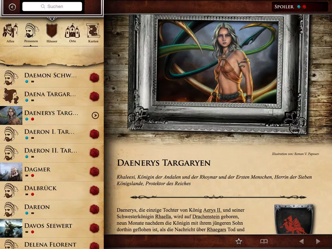 صور George R.R. Martin: Die Welt von Eis und Feuer – Ein Game of Thrones Guide iPad 