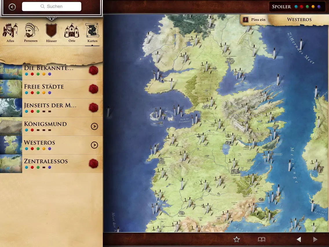 صور George R.R. Martin: Die Welt von Eis und Feuer – Ein Game of Thrones Guide iPad 