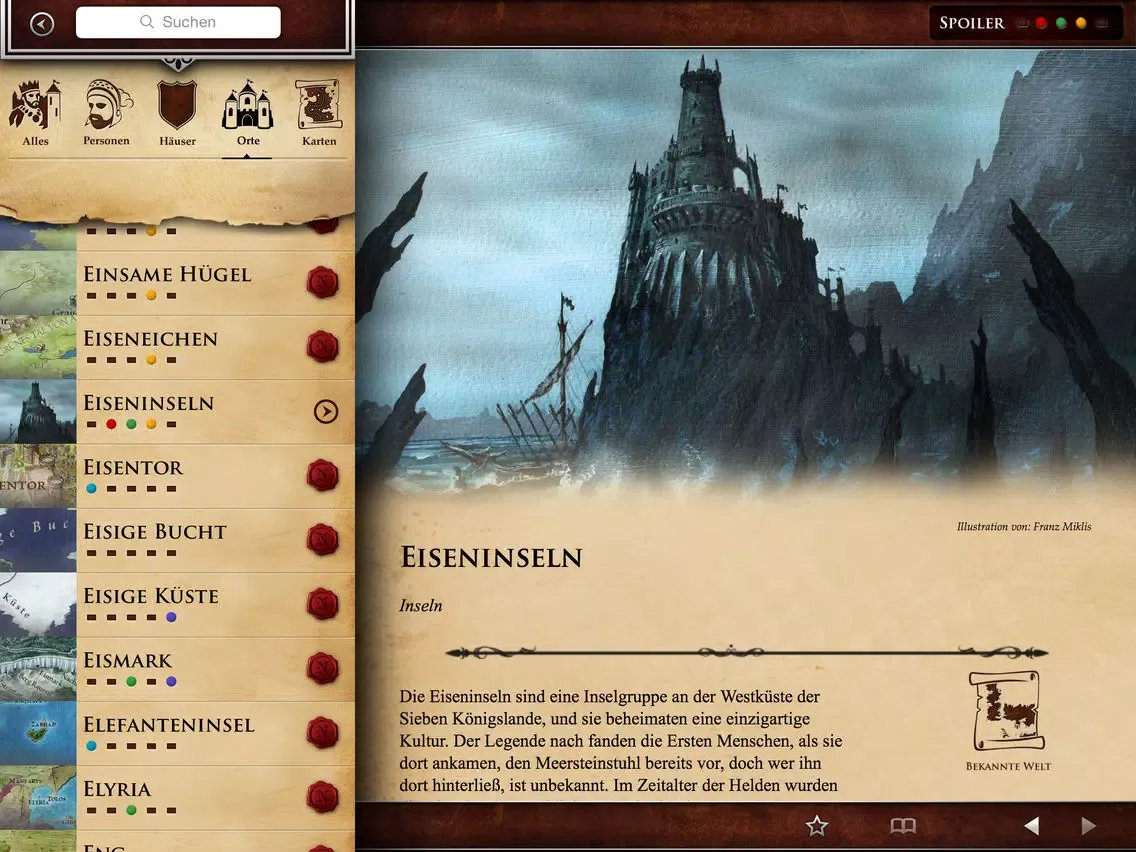 صور George R.R. Martin: Die Welt von Eis und Feuer – Ein Game of Thrones Guide iPad 