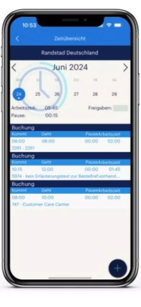 Mein Randstad Screenshots