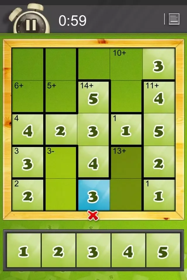 yukendo - Sudoku / KenKen variant سکرین شاٹس