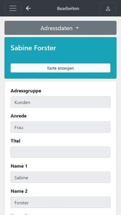 RatioWw Adressen Screenshots